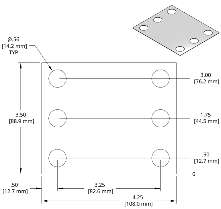 DSCH103 Series Shim Drawing