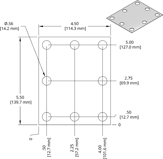 DSCH106 Series Shim Drawing