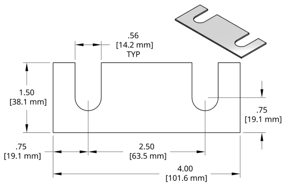 DSCH107 Series Shim Drawing