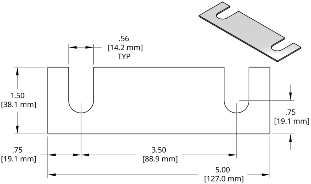 DSCH109 Series Shim Drawing