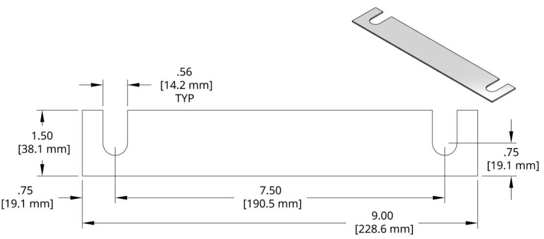 DSCH110 Series Shim Drawing