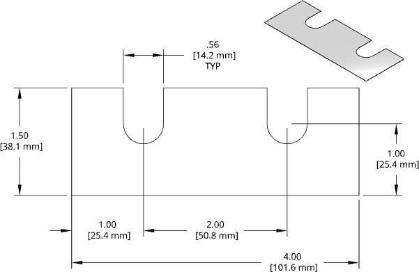 DSCH112 Series Shim Drawing