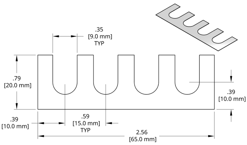 DSCH113 Series Shim Drawing