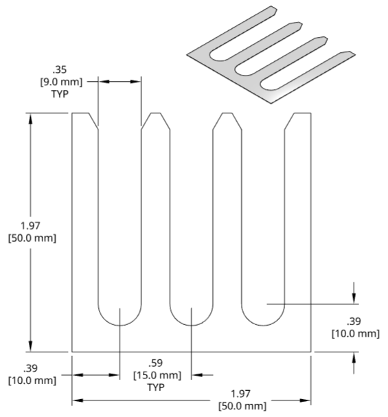 DSCH115 Series Shim Drawing