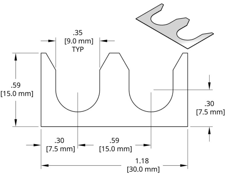 DSCH123 Series Shim Drawing