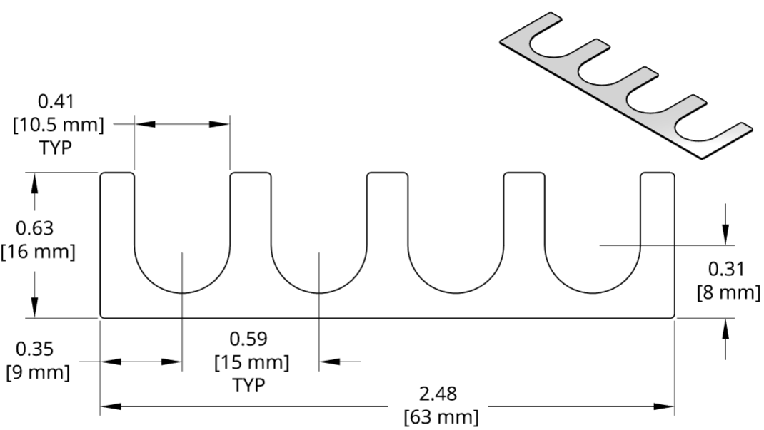 DSCH129 Series Shim Drawing