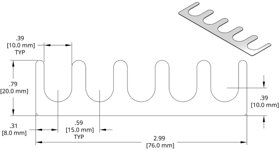 DSCH130 Series Shim Drawing