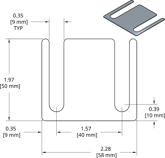 DSCH131 Series Shim Drawing