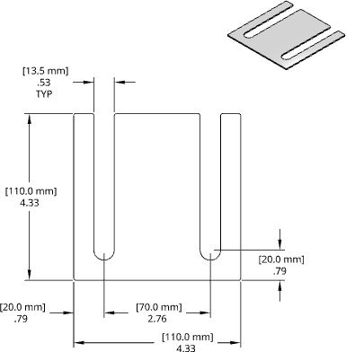 DSCH135 Series Shim Drawing