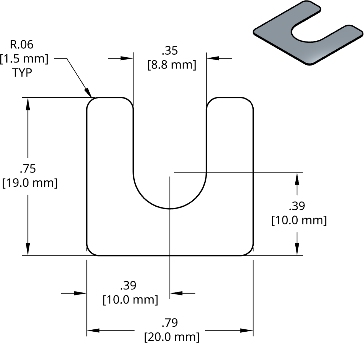 DSCH137 Series Shim Drawing