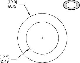 DSCH147 Series Shim Drawing