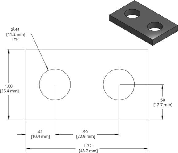 DSCP001 Series Shim Drawing