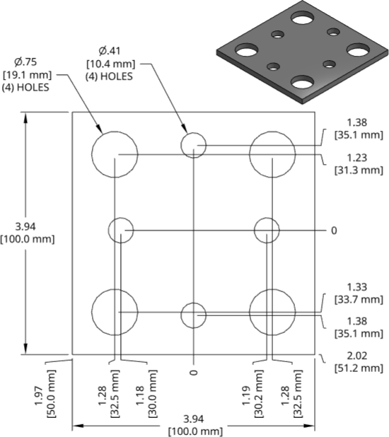 DSCP035 Series Shim Drawing