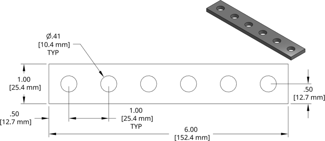 DSCP047 Series Shim Drawing