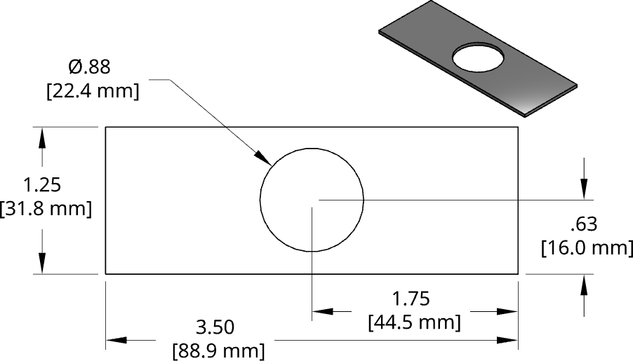 DSCP066 Series Shim Drawing