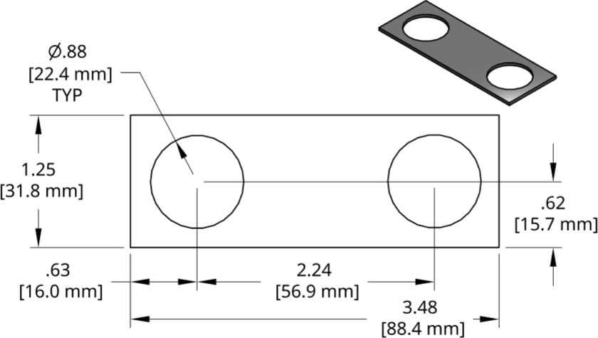 DSCP067 Series Shim Drawing