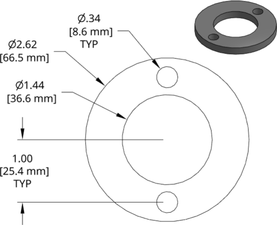 DSCP079 Series Shim Drawing