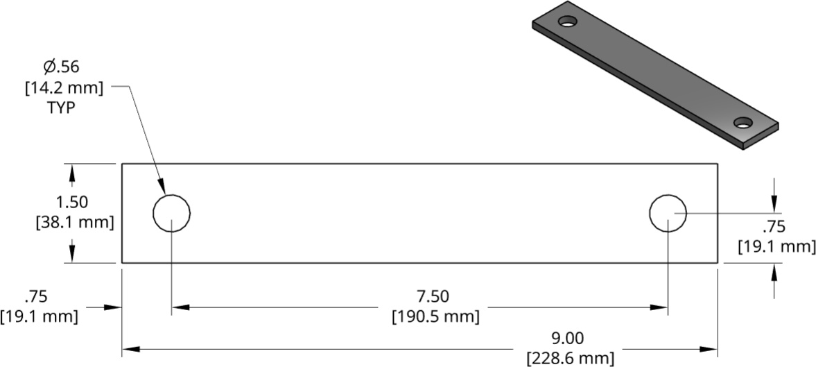 DSCP091 Series Shim Drawing