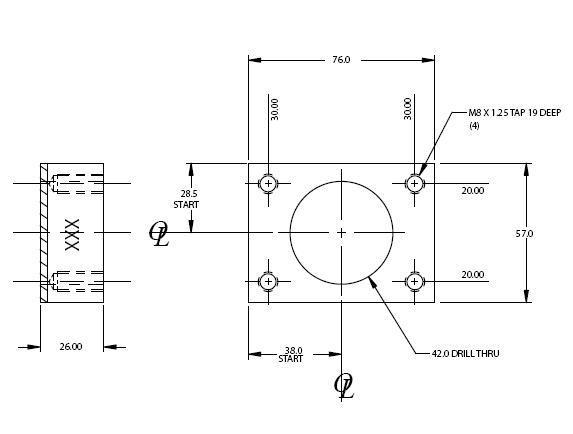 NAAMS ASF001 Stop Block