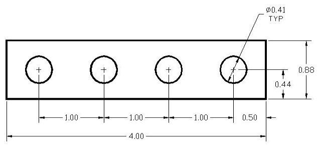 FSD 40228 Metric Thickness Spacer Drawing