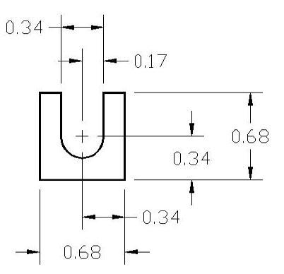 FSD 41238 Series Spacer Drawing