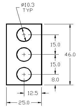 ASP300 Metric Spacer Drawing
